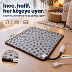 45 × 45 cm ve 1 cm kalınlığındaki Warmypaw ısıtmalı mat